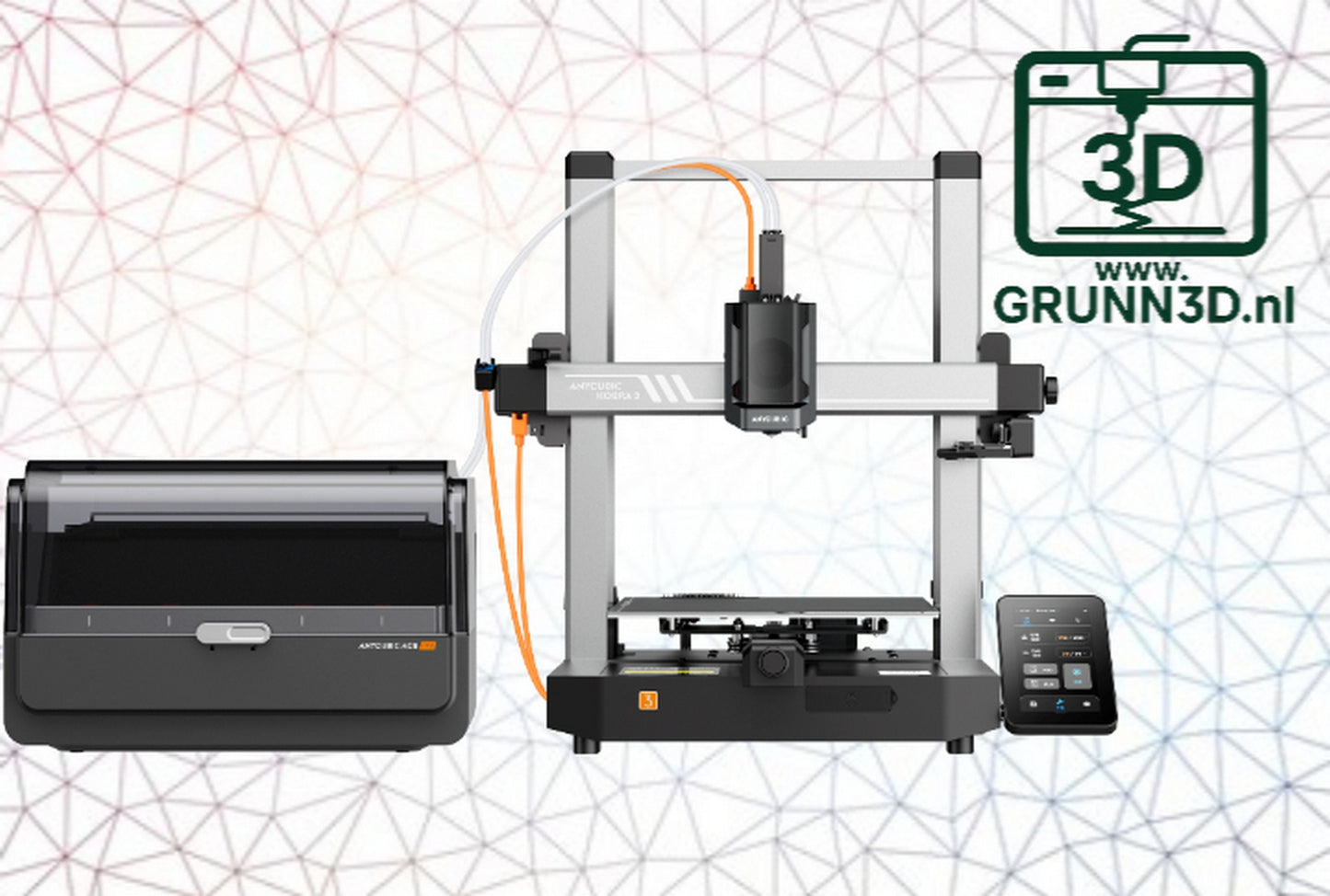 Anycubic Kobra 3 Combo – Razendsnelle Multi-Color 3D Printer met Color Engine (ACE)