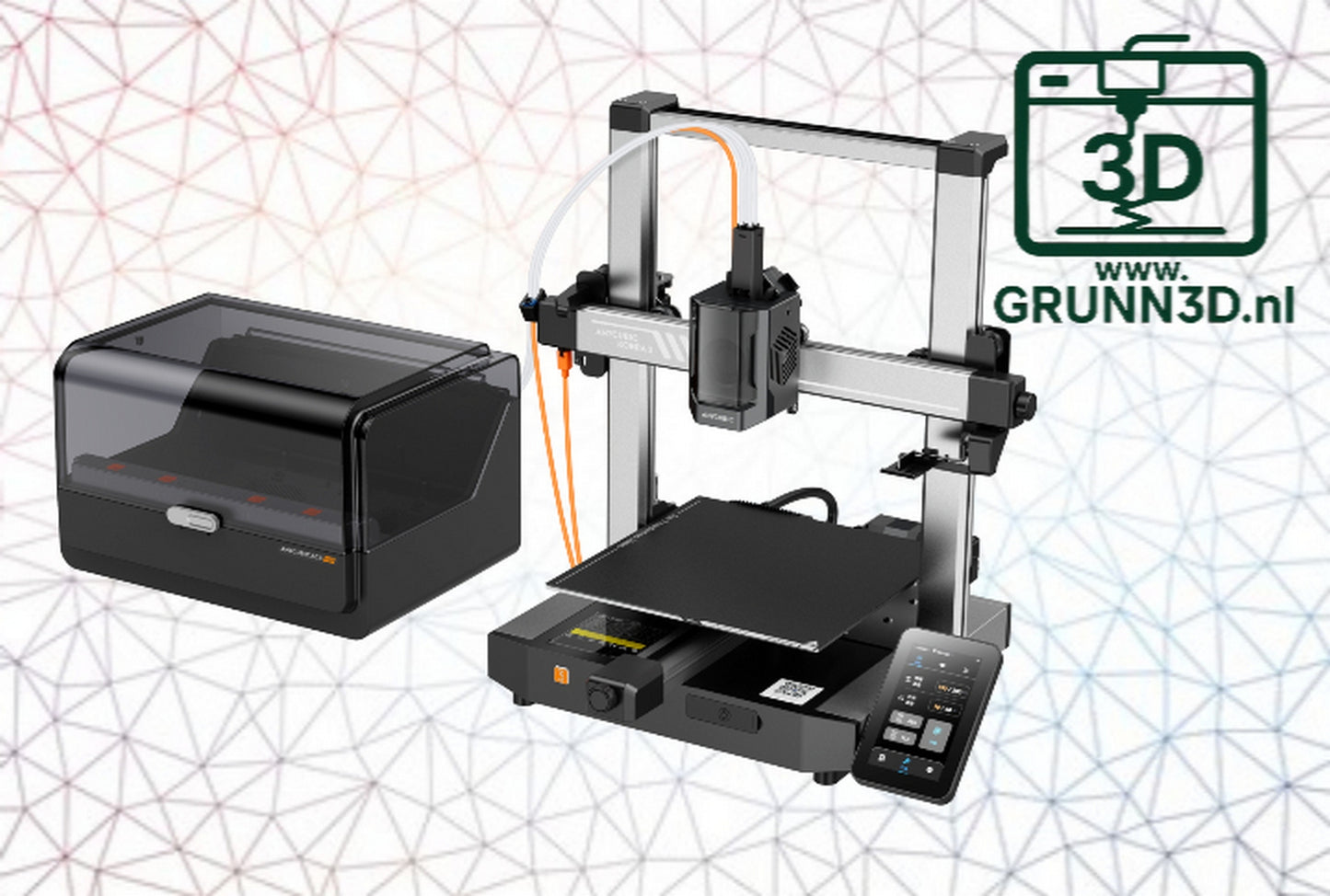 Anycubic Kobra 3 Combo – Razendsnelle Multi-Color 3D Printer met Color Engine (ACE)
