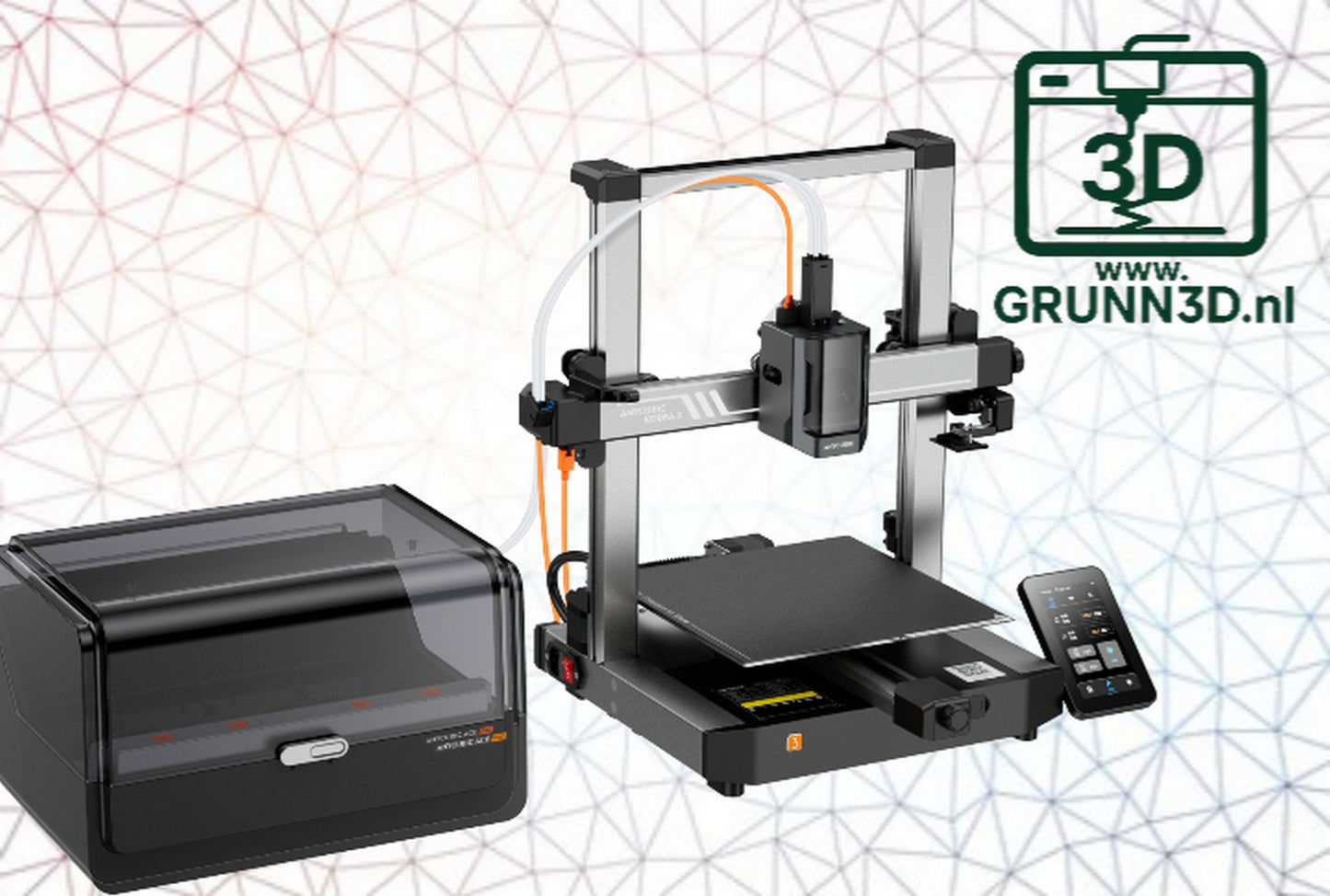 Anycubic Kobra 3 Combo – Razendsnelle Multi-Color 3D Printer met Color Engine (ACE)