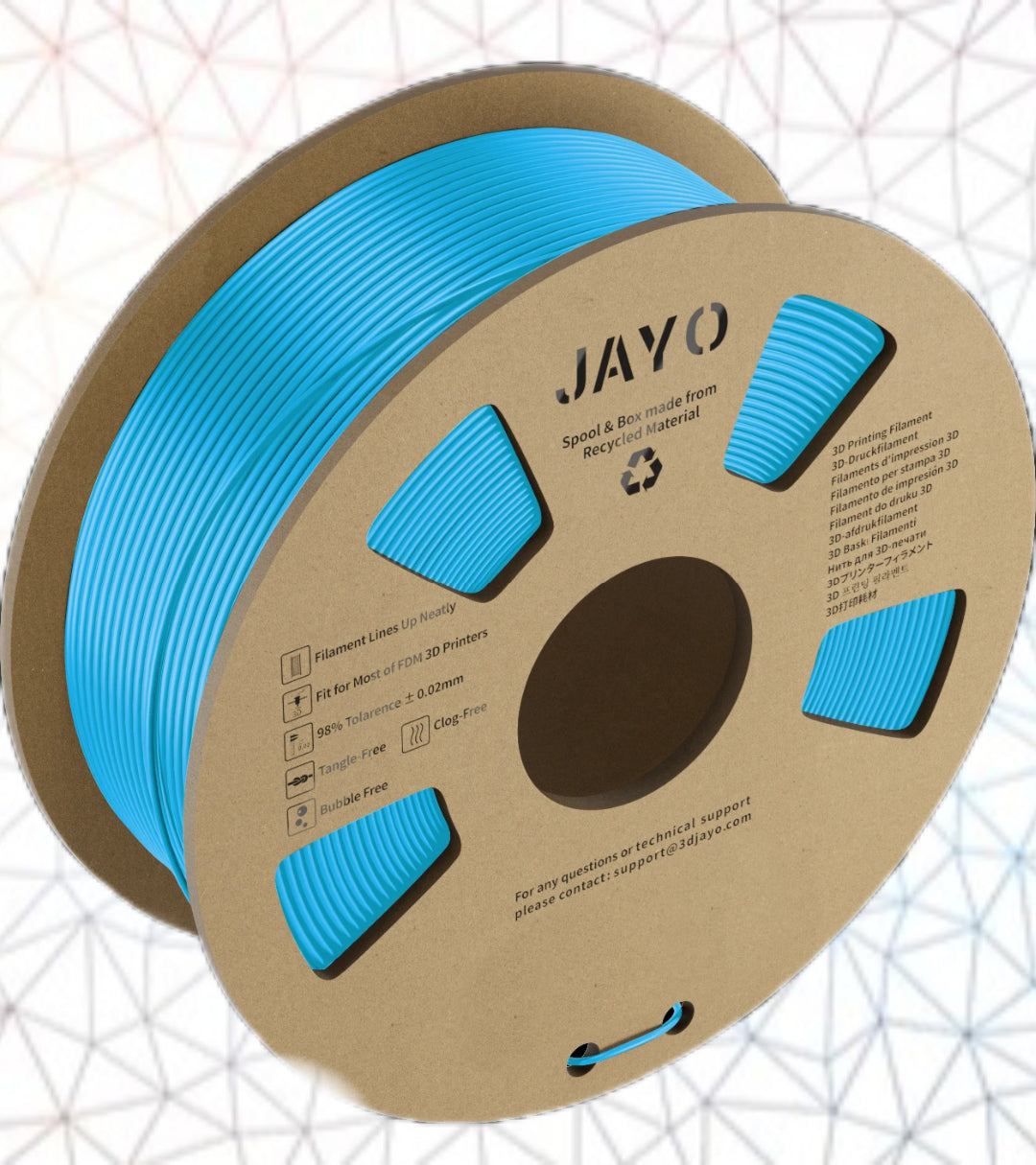JAYO meta blauw