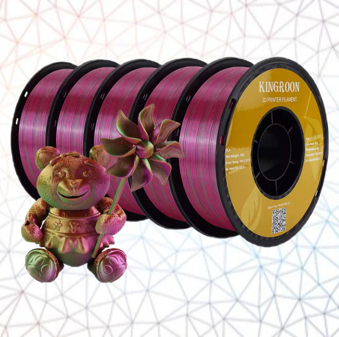 Kingroon 3D filament PLA triple color