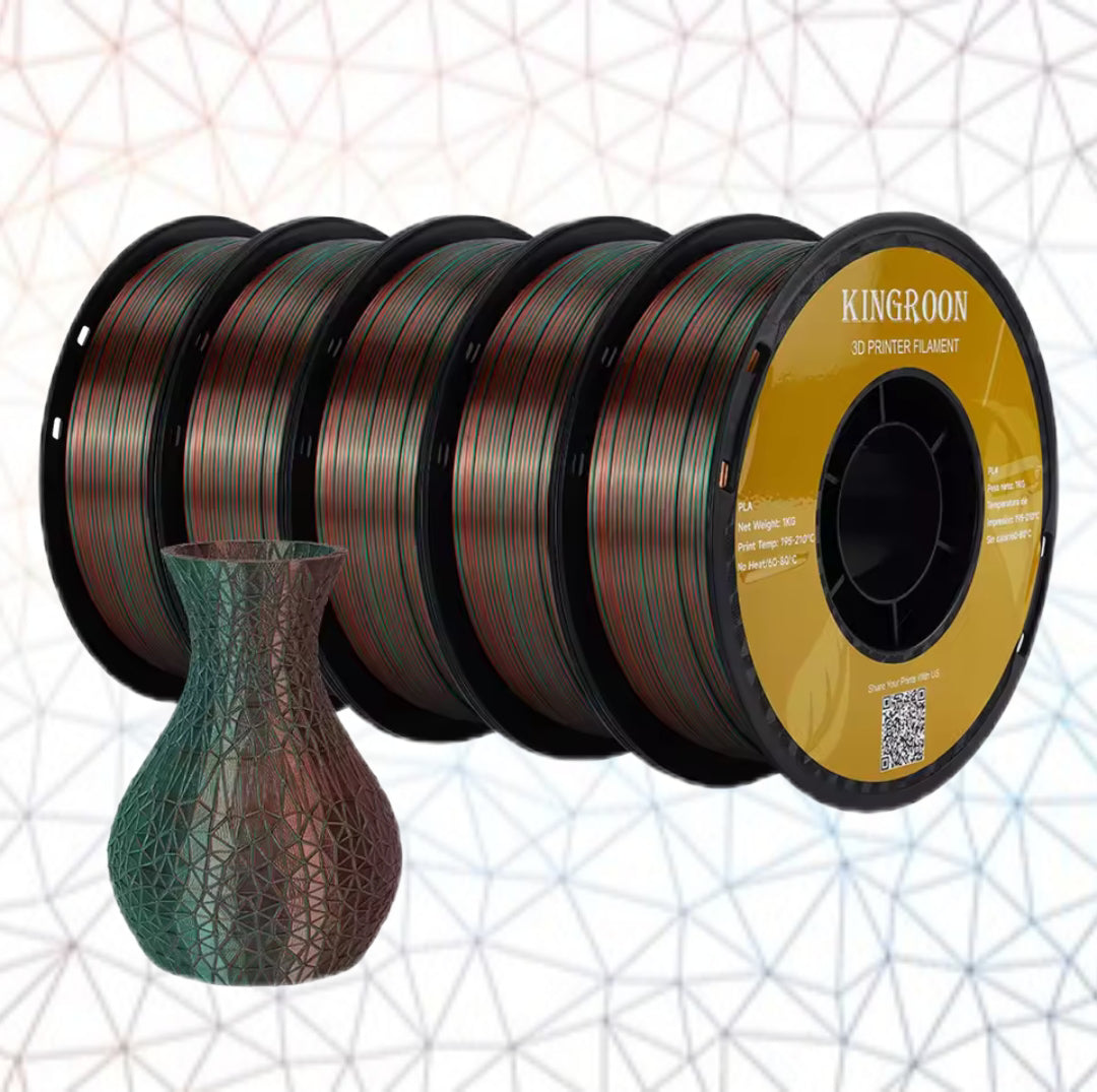 Kingroon 3D filament PLA triple color