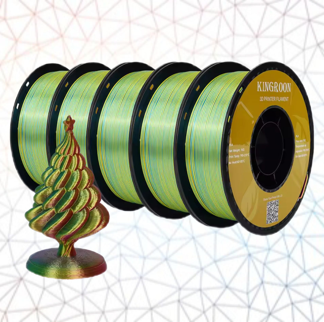 Kingroon 3D filament PLA triple color