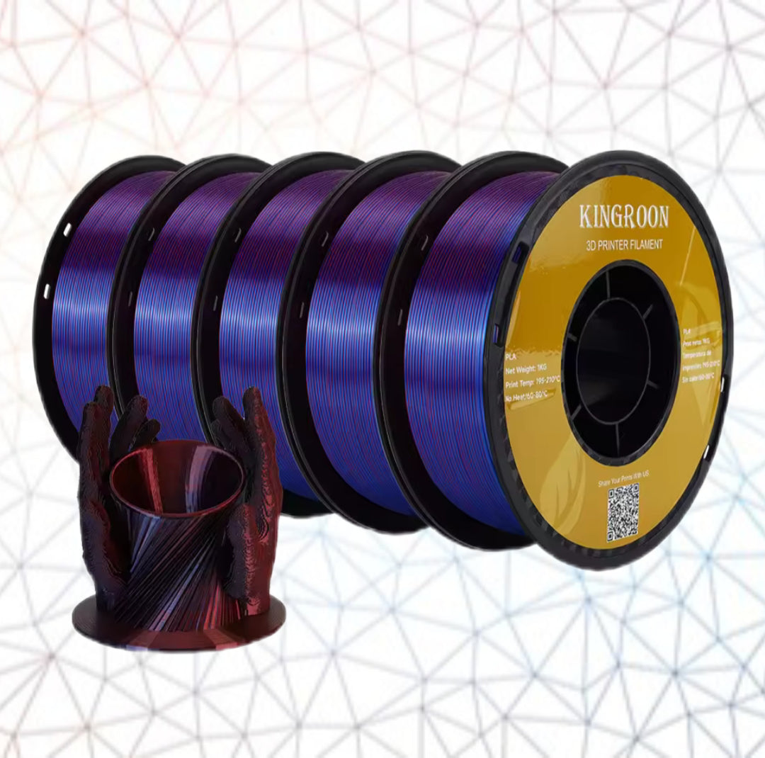 Kingroon 3D filament PLA triple color