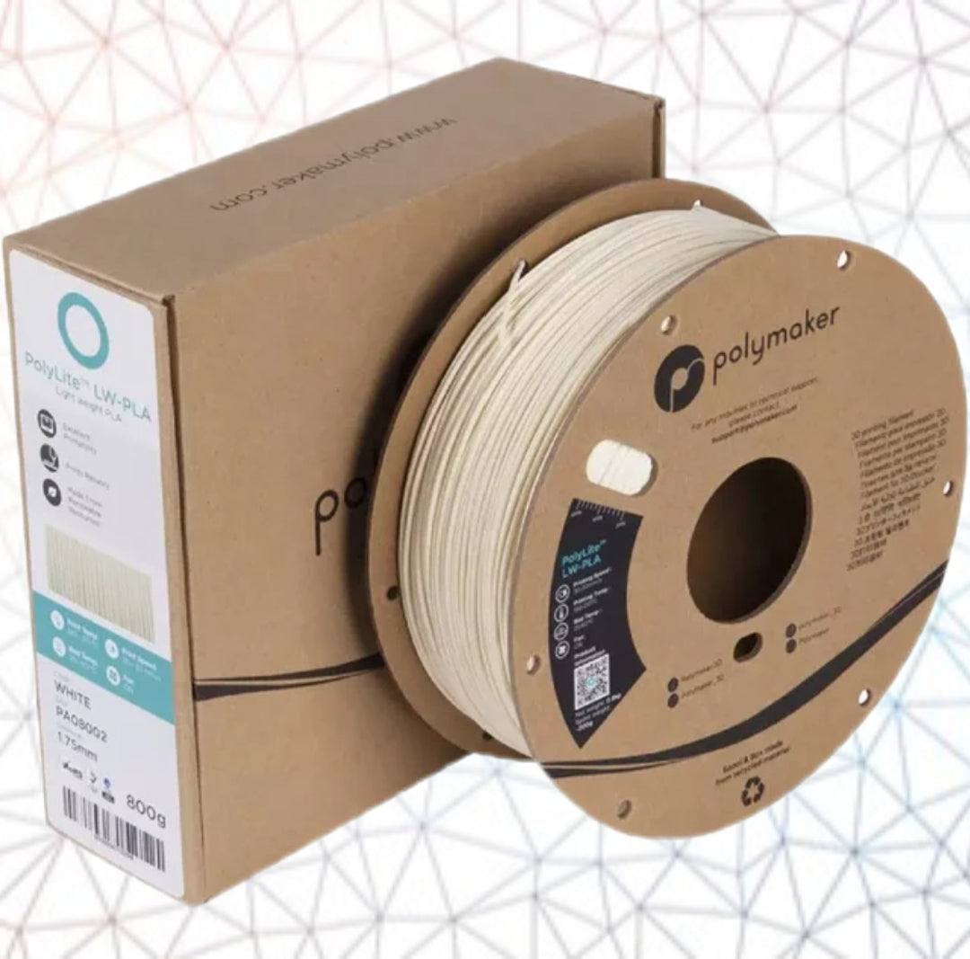 Polymaker 3D filament PolyLite LW-PLA