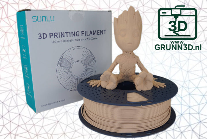 Sunlu 3D filament PLA hout