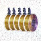 zwart goud paars