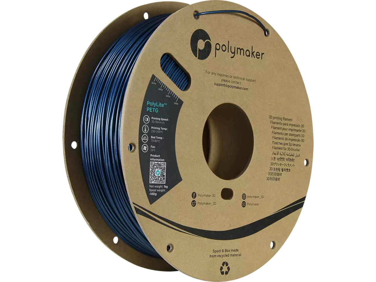 Polymaker Polylite PETG 3D Filament 1,75mm 1kg