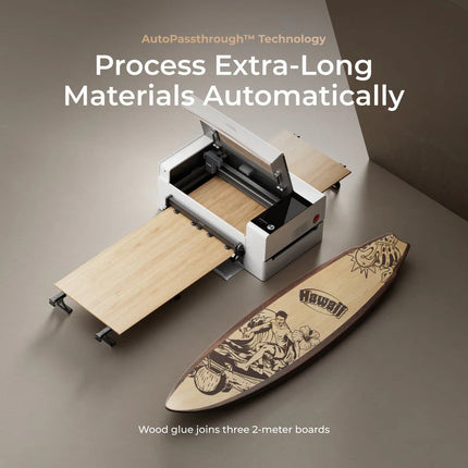 xTool P2S 55W - CO2 Desktop Laser Cutter Class 4