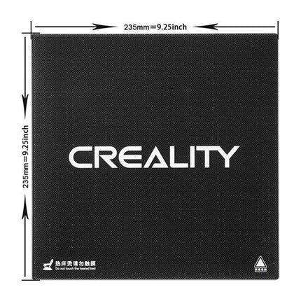 Creality 3D Carbon Glasplaat 235 x 235 mm