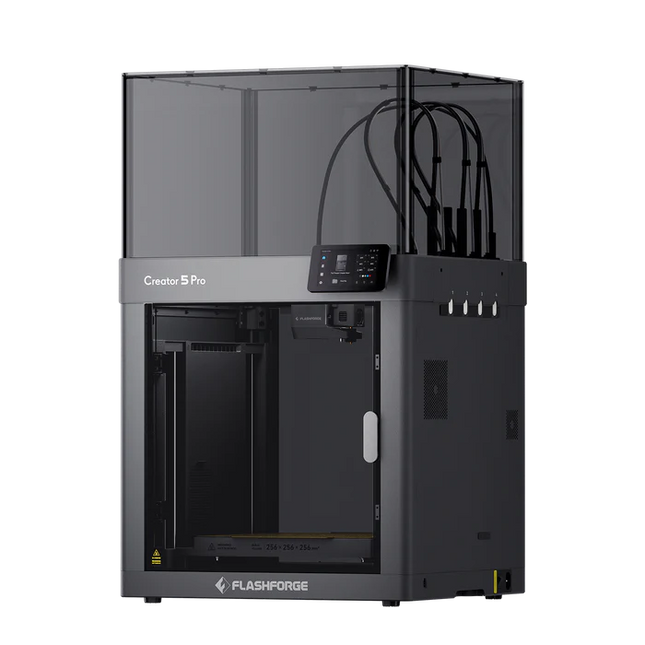 Flashforge Creator 5 Pro - 4-Toolhead Multi-Color 3D Printer - 600mm/s - Verwarmde Kamer