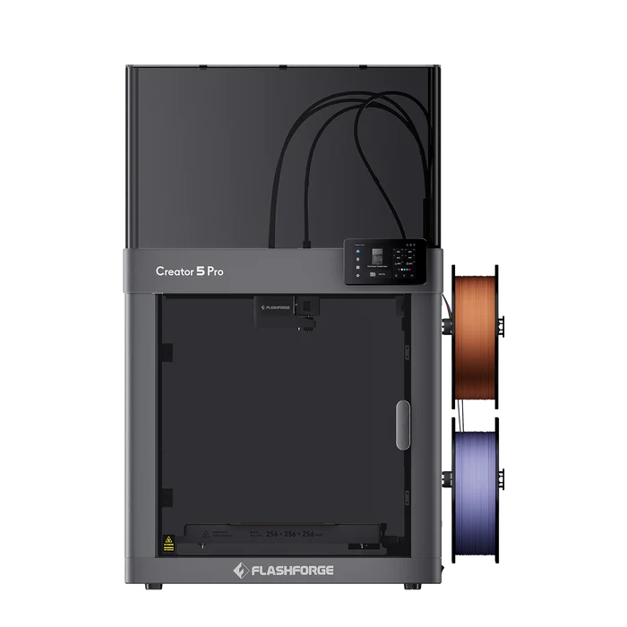 Flashforge Creator 5 Pro - 4-Toolhead Multi-Color 3D Printer - 600mm/s - Verwarmde Kamer