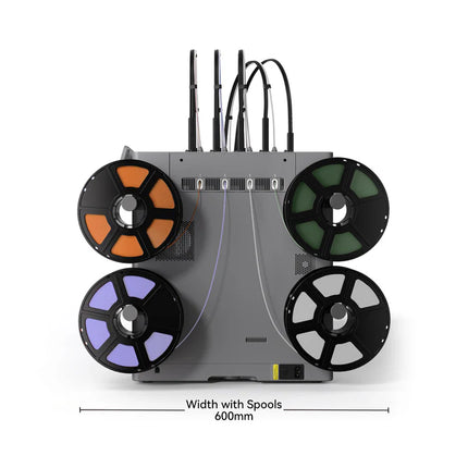 Flashforge Creator 5 - 3D Printer met 4 Toolheads - Multicolor & Multi-Material - 600mm/s