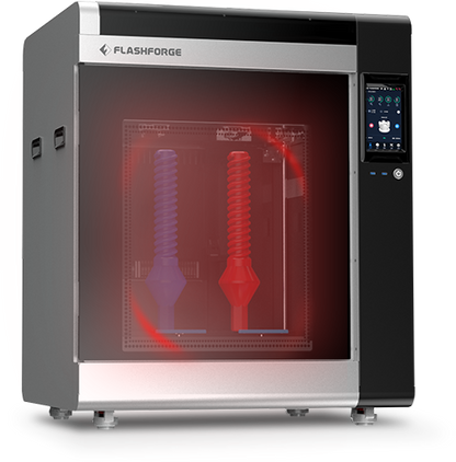 Flashforge Creator 4 - Industriële 3D Printer met IDEX Dual Extrusie - Verwarmde Kamer - 400x350x500mm