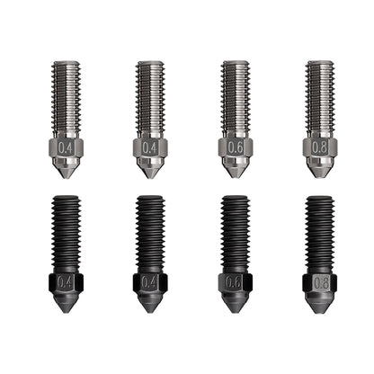 Creality Ender 3 V3 KE High Flow Nozzle Set - 0.4mm / 0.6mm / 0.8mm