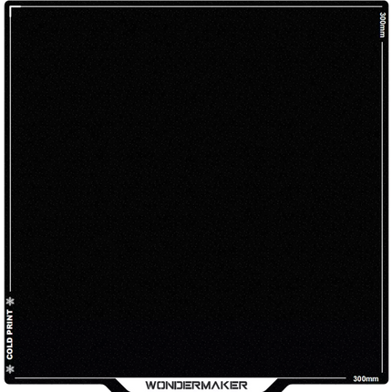 WonderMaker Cold Plate 300x300mm voor ZR 3D Printer