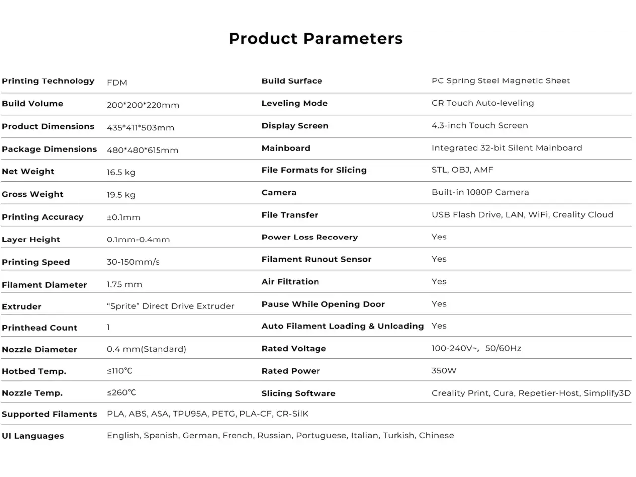 Creality CR-200B Pro