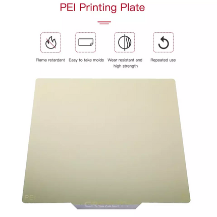 Creality PEI print plaat kit 235x235x2mm frosted