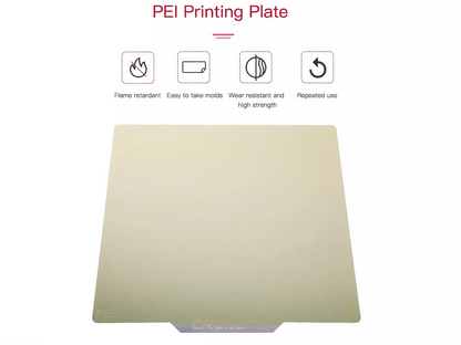 Creality PEI print plaat kit 235x235x2mm frosted