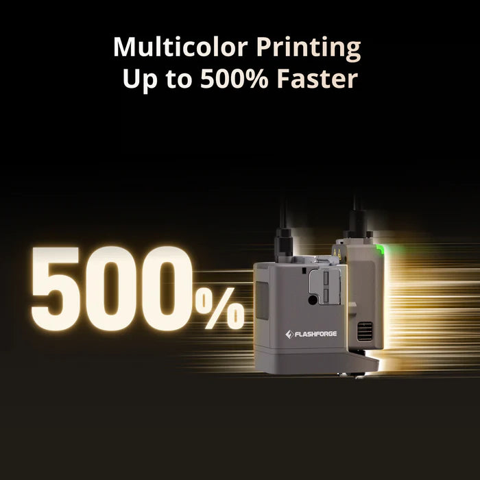 Flashforge Creator 5 Pro - 4-Toolhead Multi-Color 3D Printer - 600mm/s - Verwarmde Kamer
