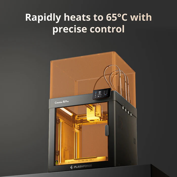 Flashforge Creator 5 Pro - 4-Toolhead Multi-Color 3D Printer - 600mm/s - Verwarmde Kamer