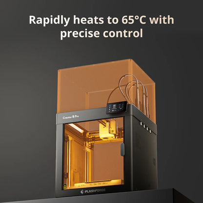 Flashforge Creator 5 Pro - 4-Toolhead Multi-Color 3D Printer - 600mm/s - Verwarmde Kamer