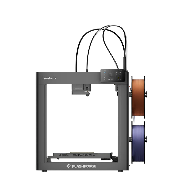 Flashforge Creator 5 - 3D Printer met 4 Toolheads - Multicolor & Multi-Material - 600mm/s