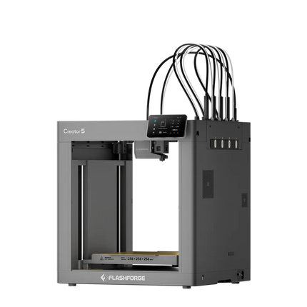 Flashforge Creator 5 - 3D Printer met 4 Toolheads - Multicolor & Multi-Material - 600mm/s