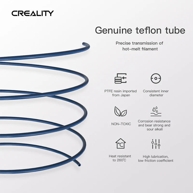 Creality Capricorn Teflon Tube Kit 2 meter