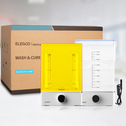 Elegoo Mercury XS Wash & Cure Bundle – Was- en Uithardstation voor Resin 3D Printers, 7000ml, met Handlamp