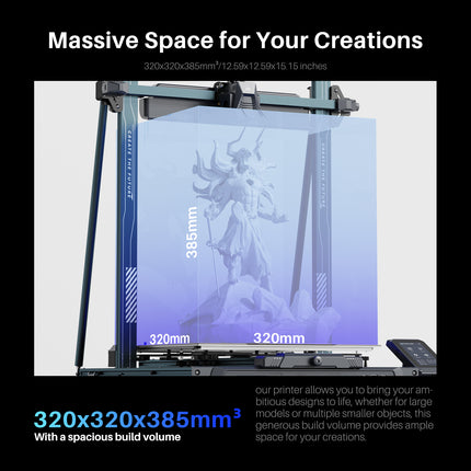Elegoo Neptune 4 Plus – FDM 3D Printer XL Bouwvolume 320x320x385mm