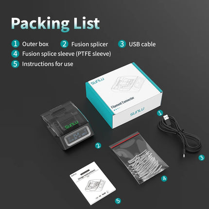 SUNLU Filament Connector FC01 – Filament Lasser voor 3D Printing
