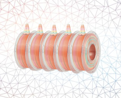 JAYO Filament 3D SOIE PLA+ Arc-en-ciel