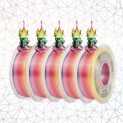 JAYO 3D filament SILK PLA+ Rainbow