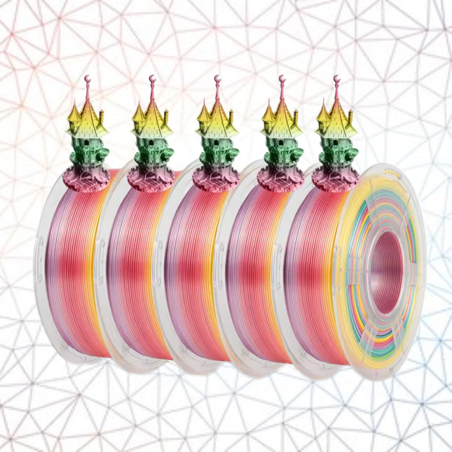 JAYO 3D filament SILK PLA+ Rainbow