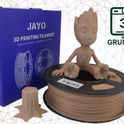 JAYO 3D filament PLA hout/ wood