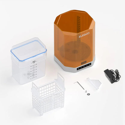 Elegoo Mercury Plus 3.0 Wash and Cure Station - 2-in-1 Reinigen en Uitharden voor Resin 3D Printers