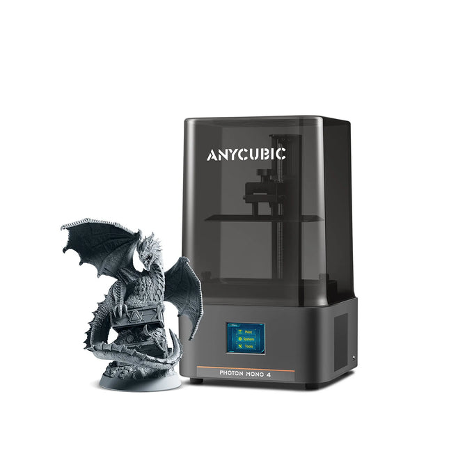Anycubic Photon Mono 4 - 10K Resin 3D Printer met 7" LCD Scherm, LighTurbo Systeem & 2.2L Printvolume