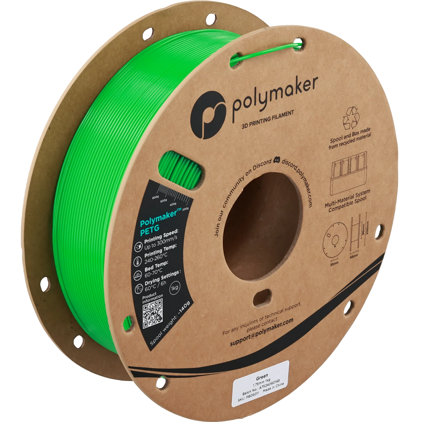 Polymaker Polylite PETG 3D Filament 1,75mm 1kg