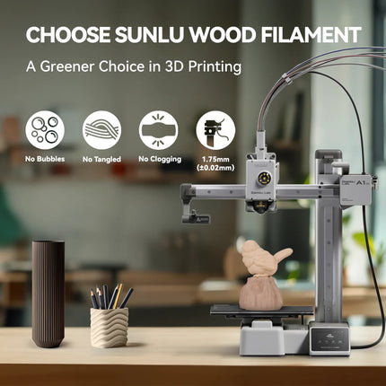 Filament 3D PLA bois Sunlu