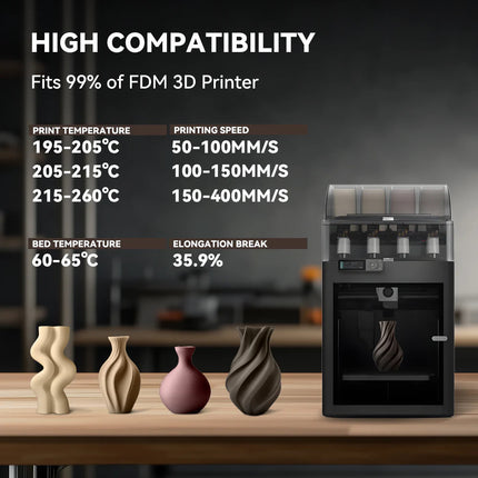 Filament 3D PLA bois Sunlu