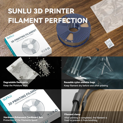Filament 3D PLA bois Sunlu