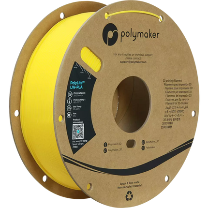 Polymaker PolyLite LW-PLA 3D filament 1.75mm 800gr