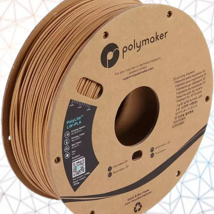 Polymaker PolyLite LW-PLA 3D filament 1.75mm 800gr
