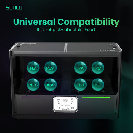 SUNLU FilaDryer S4 – Automatische Filament Droger (4-in-1)