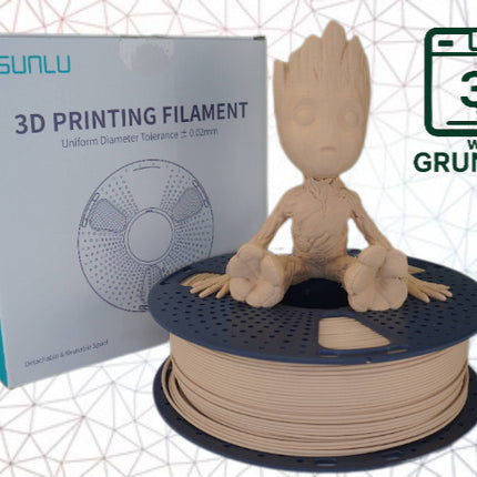 Sunlu 3D filament PLA Wood/ hout 1.75mm 1kg