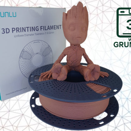 Sunlu 3D filament PLA Wood/ hout 1.75mm 1kg