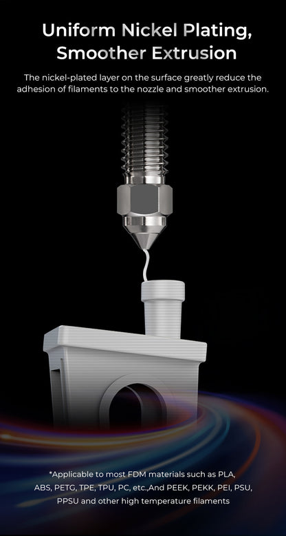 Creality Ender 3 V3 KE High Flow Nozzle Set - 0.4mm / 0.6mm / 0.8mm