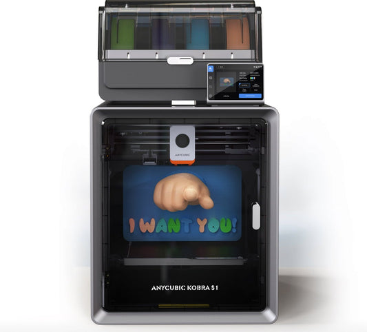 Anycubic Kobra S1 Combo – Razendsnelle & slimme 3D-printer met multicolor mogelijkheden