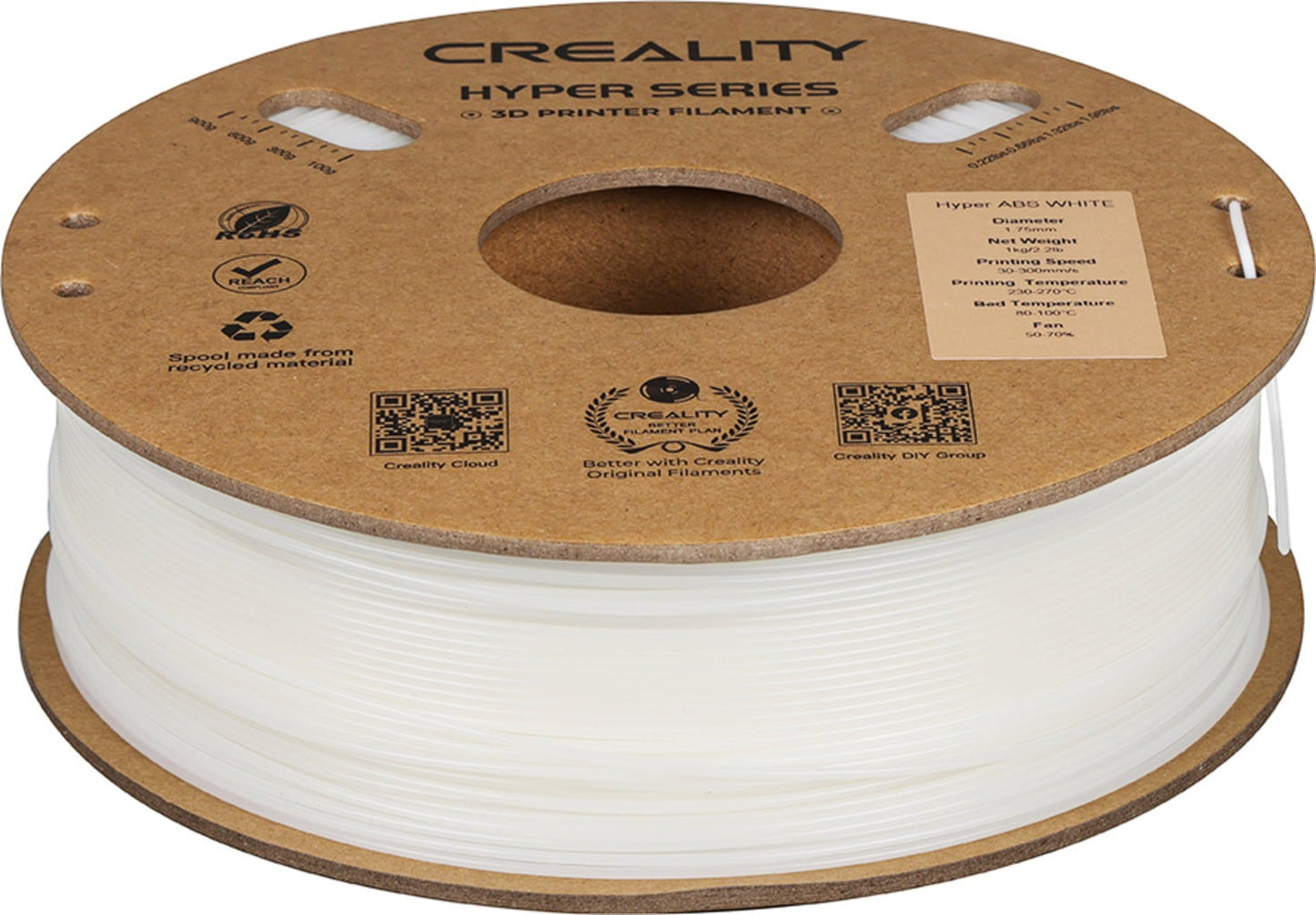 Creality Hyper Serie ABS 3D-filament 1,75mm 1KG